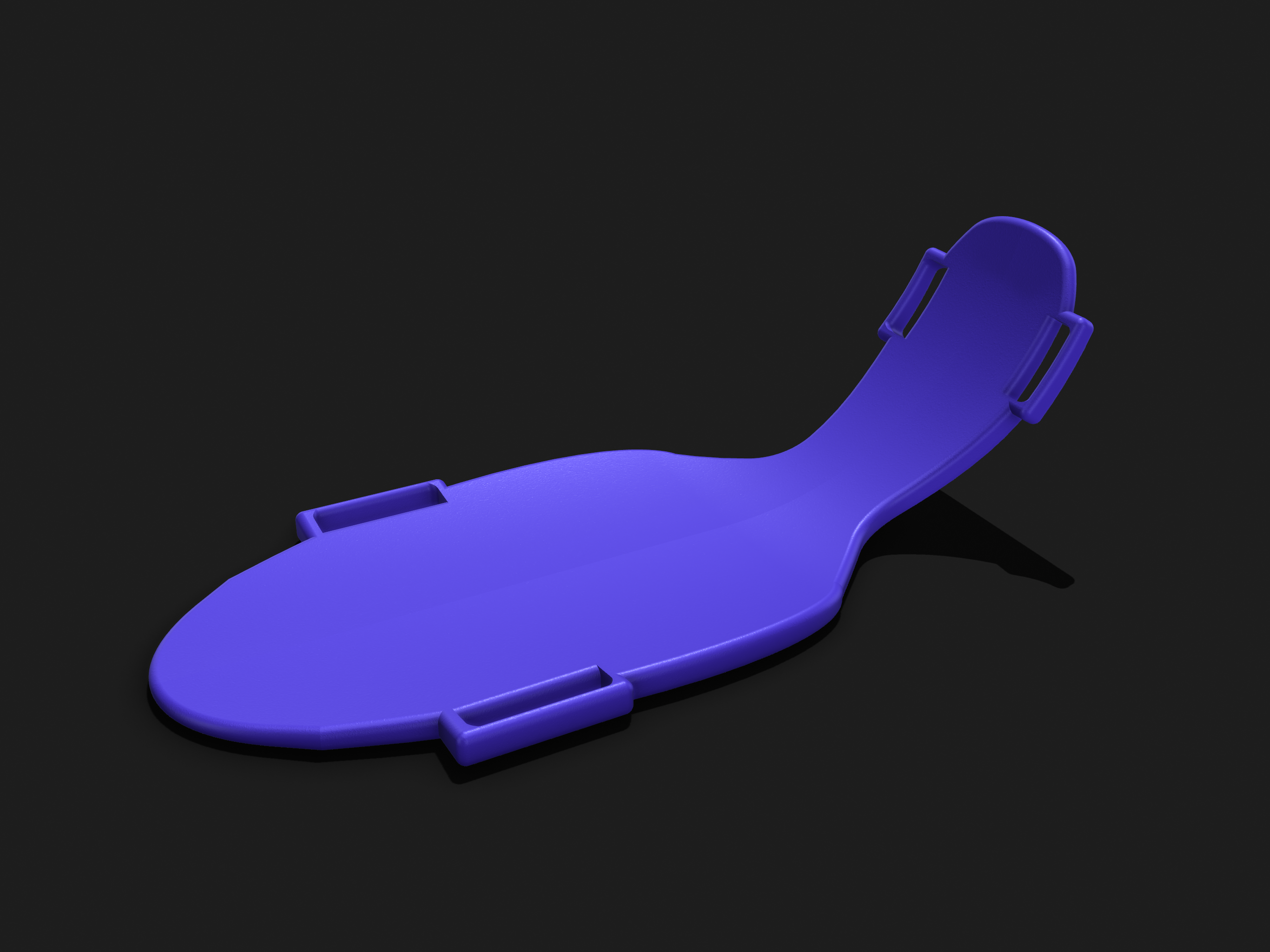 Small breed Mobility Chest-plate Base .stl